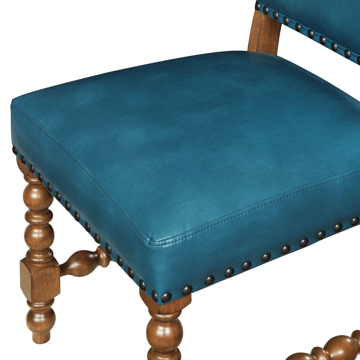 Dining chair set in turquoise view 10