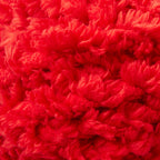 Chenille yarn in red view 4