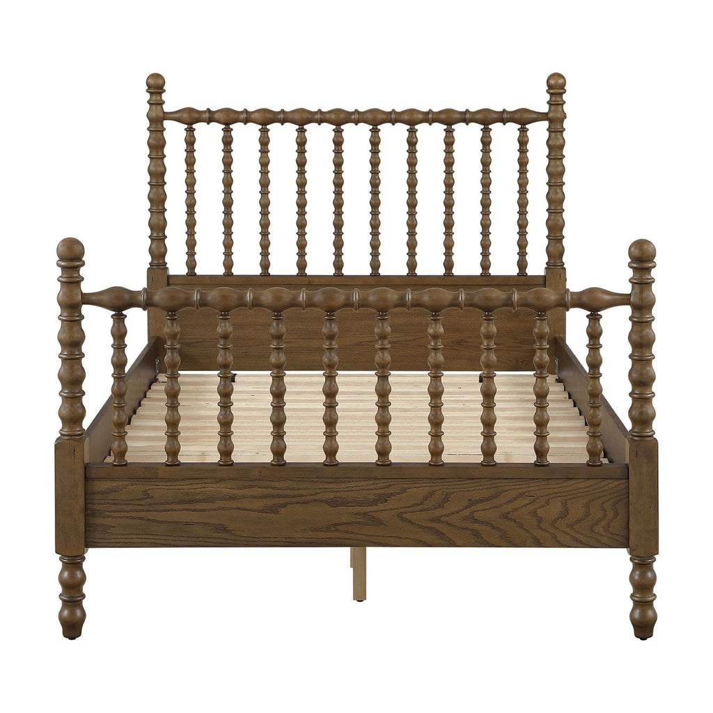 Spindle bed in homestead brown view 8