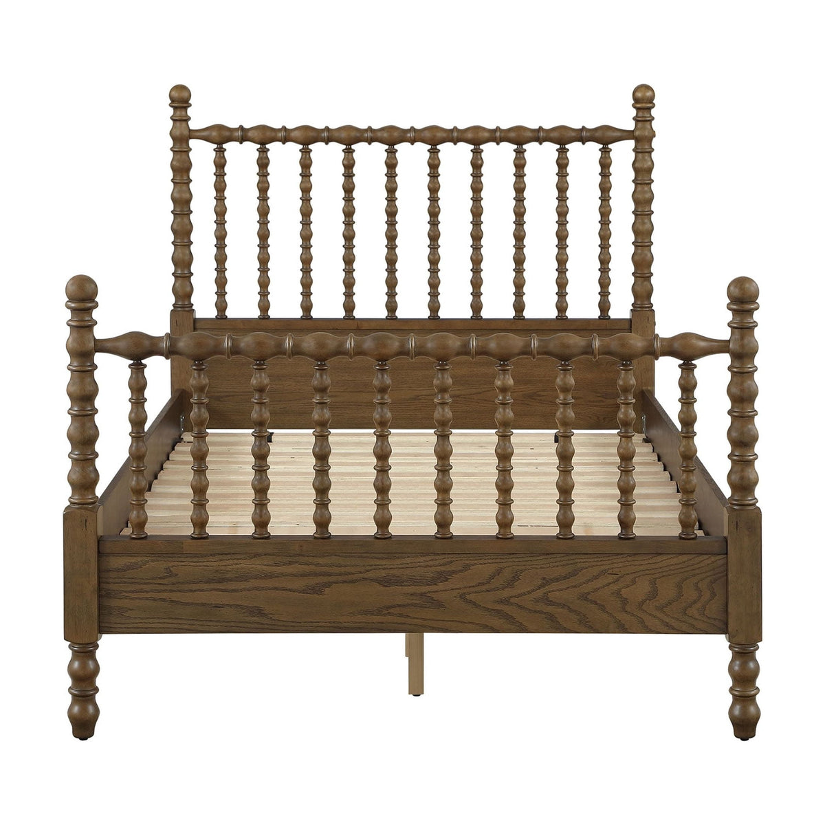 Spindle bed in homestead brown view 8