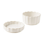 Serving tray set in cream view 3