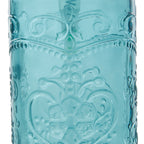 Bath accessory set in teal view 4