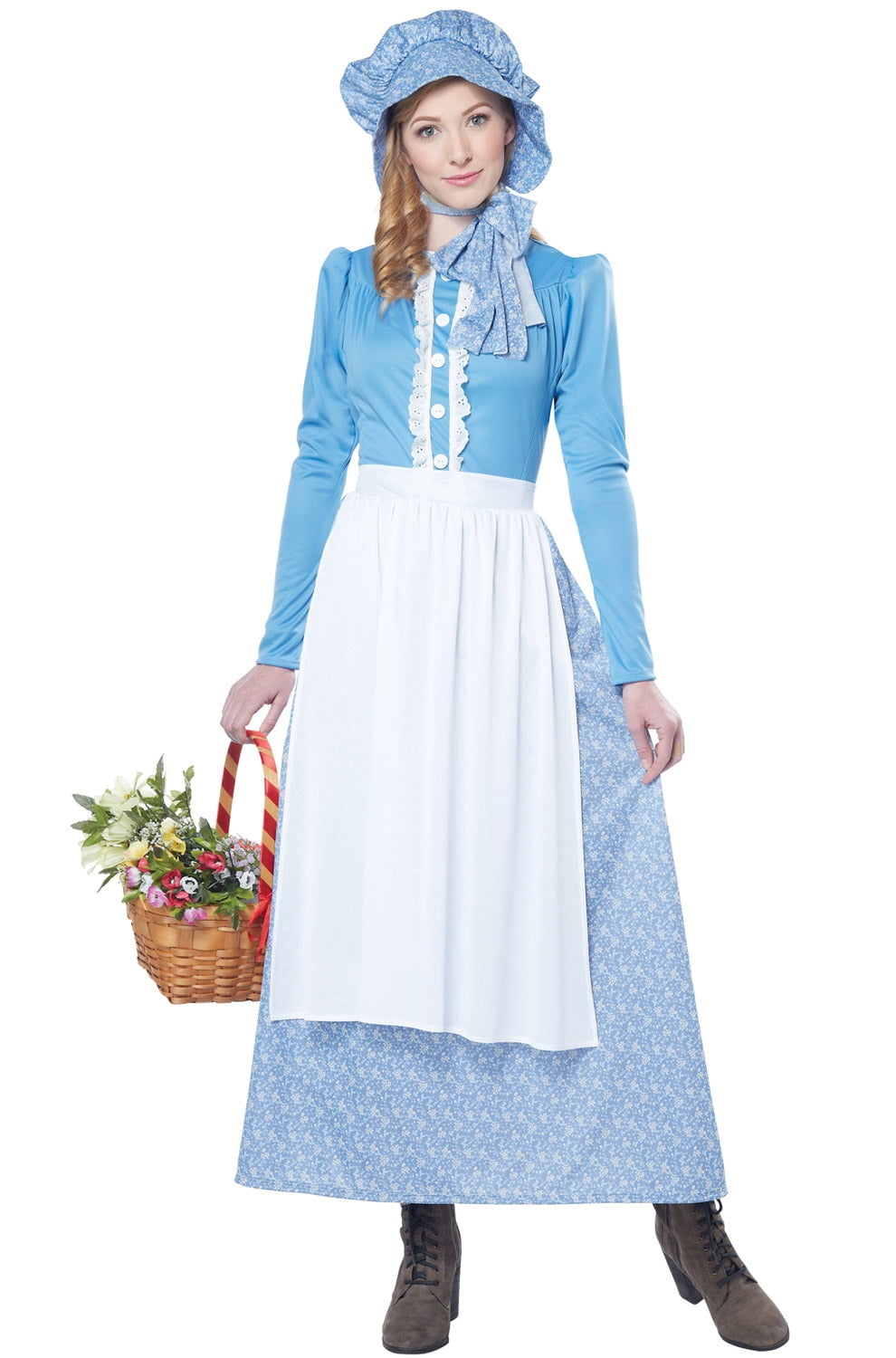 Brambelle Womens Prairie Costume Dress Adult Sizes Small to XL