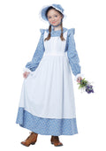 Brambelle Girls Pioneer Costume Dress Blue