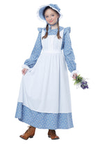 Brambelle Girls Pioneer Costume Dress Blue