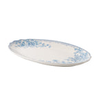 Brambelle Agatha Stoneware Serving Platter 16 Inch Blue