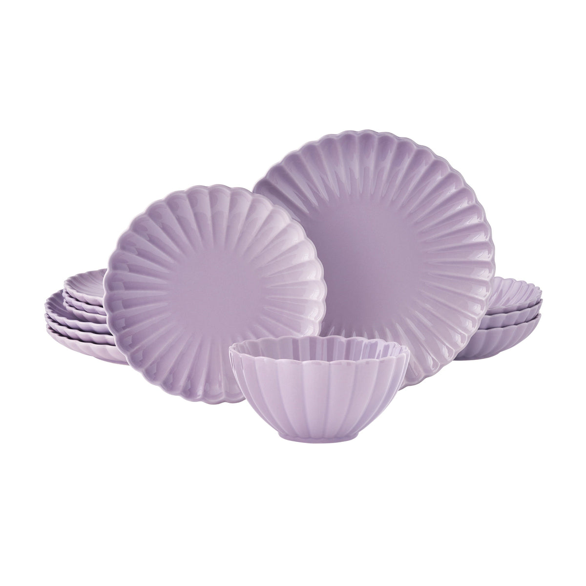 Dinnerware set in Purple