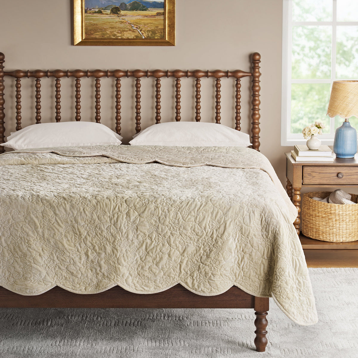 Quilt in Beige