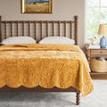Quilt in Amber Yellow