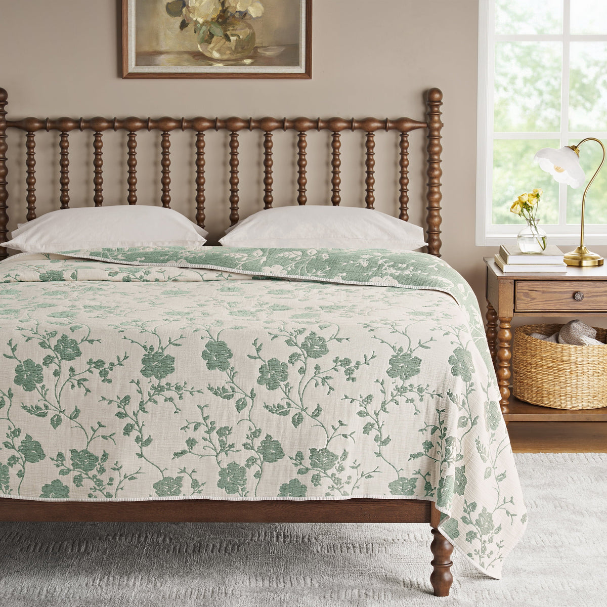 Quilt in Green River/White