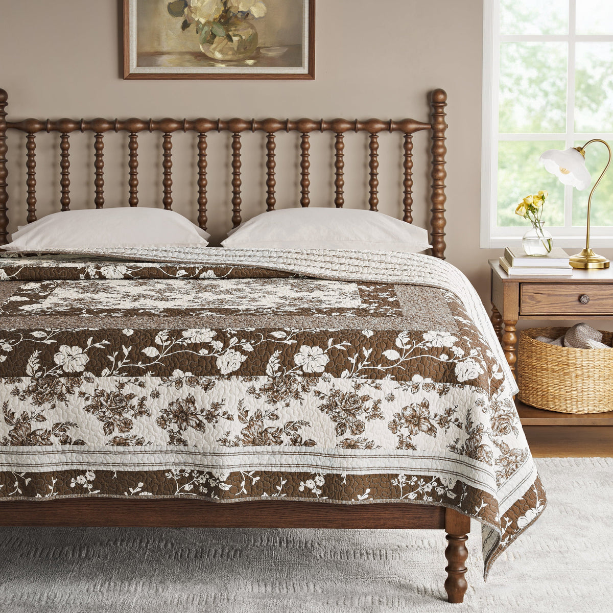 Quilt in Brown