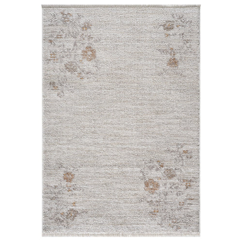 Brambelle Antique Floral Scatter Accent Rug Gray 30 x 46 Inch