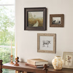 Brambelle Western Landscape Canvas Wall Art Set Rustic Cowboy Prints