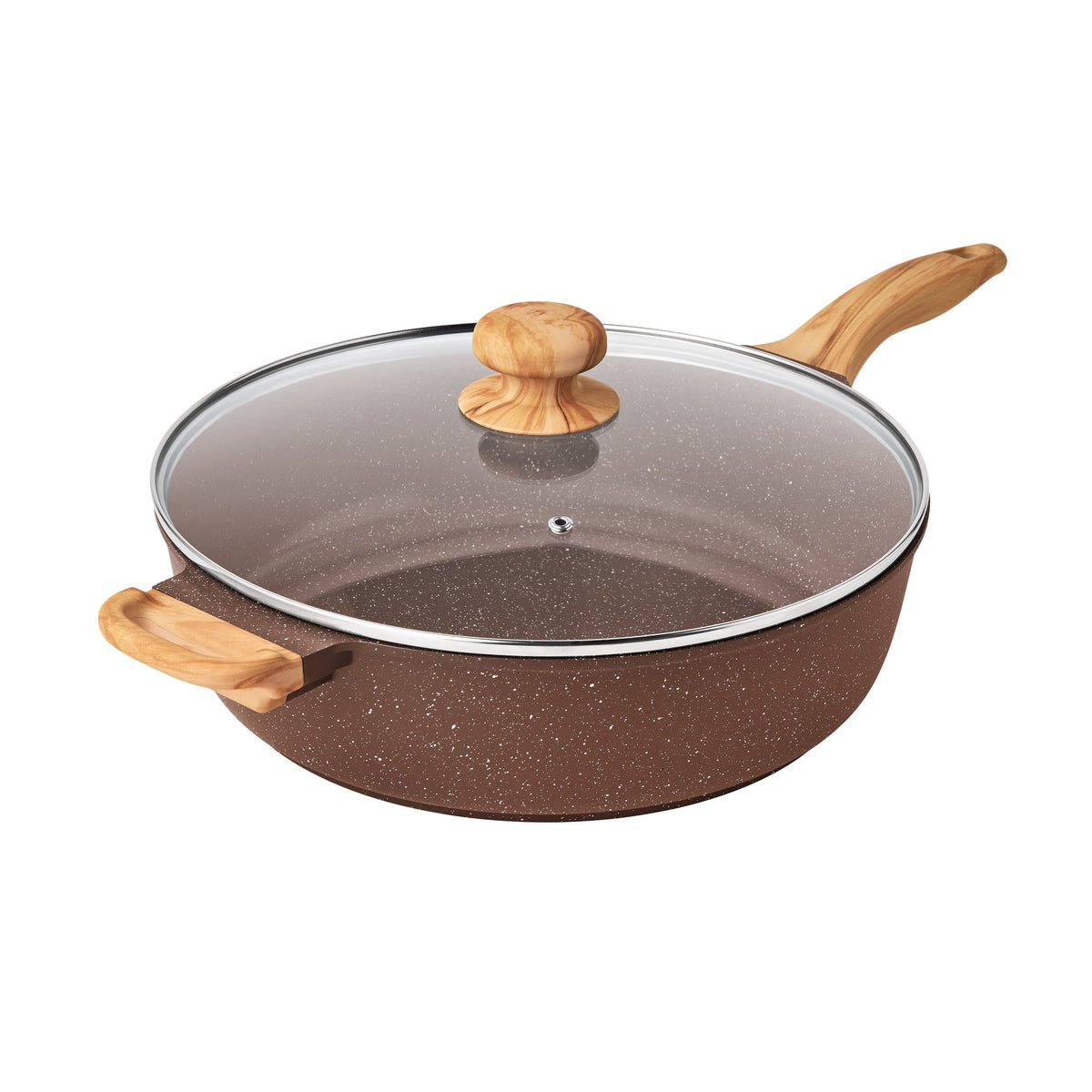 Jumbo cooker saute pan in Brown