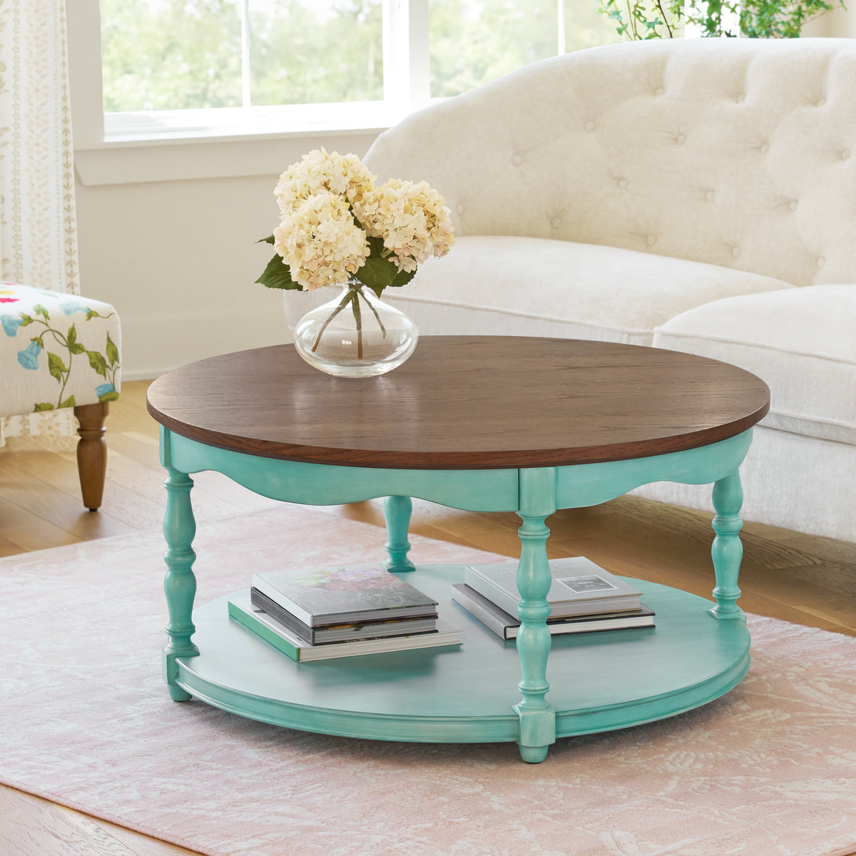 Coffee table in Teal