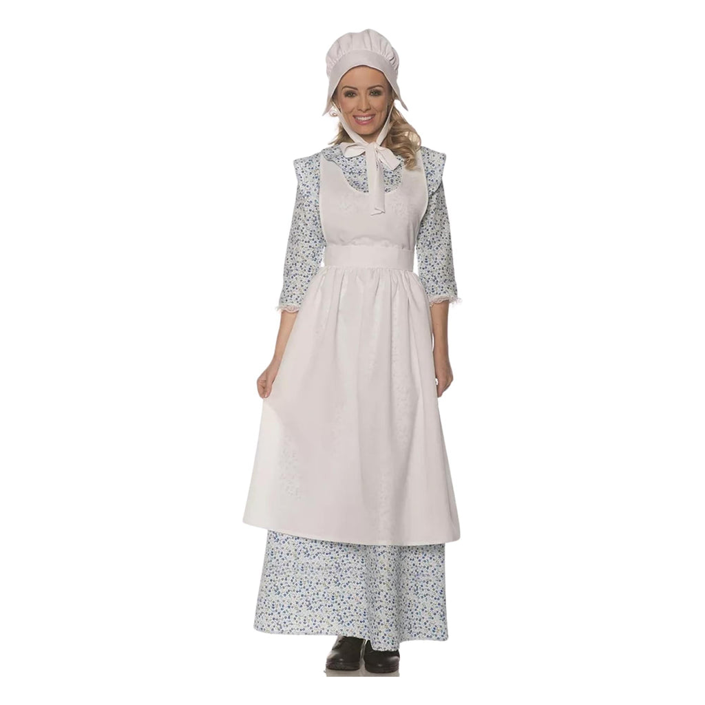 Brambelle Womens Prairie Costume with Apron and Bonnet