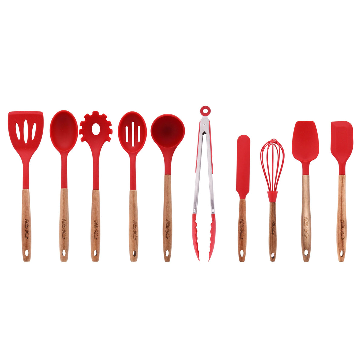 Cooking utensil set in Red
