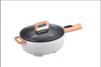 Brambelle Electric Skillet 3.5 Liter Linen Speckle