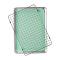 Brambelle Aluminum Sheet Pan Set with Wire Rack and Silicone Mat 3 Piece