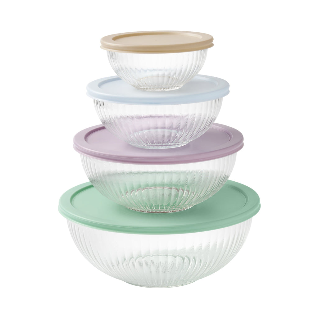 Brambelle Glass Mixing Bowl Set 8 Piece
