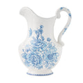 Brambelle Agatha Stoneware Pitcher 2 Quart Blue