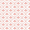 Brambelle Tonal Scallop Peel and Stick Vinyl Wallpaper Coral
