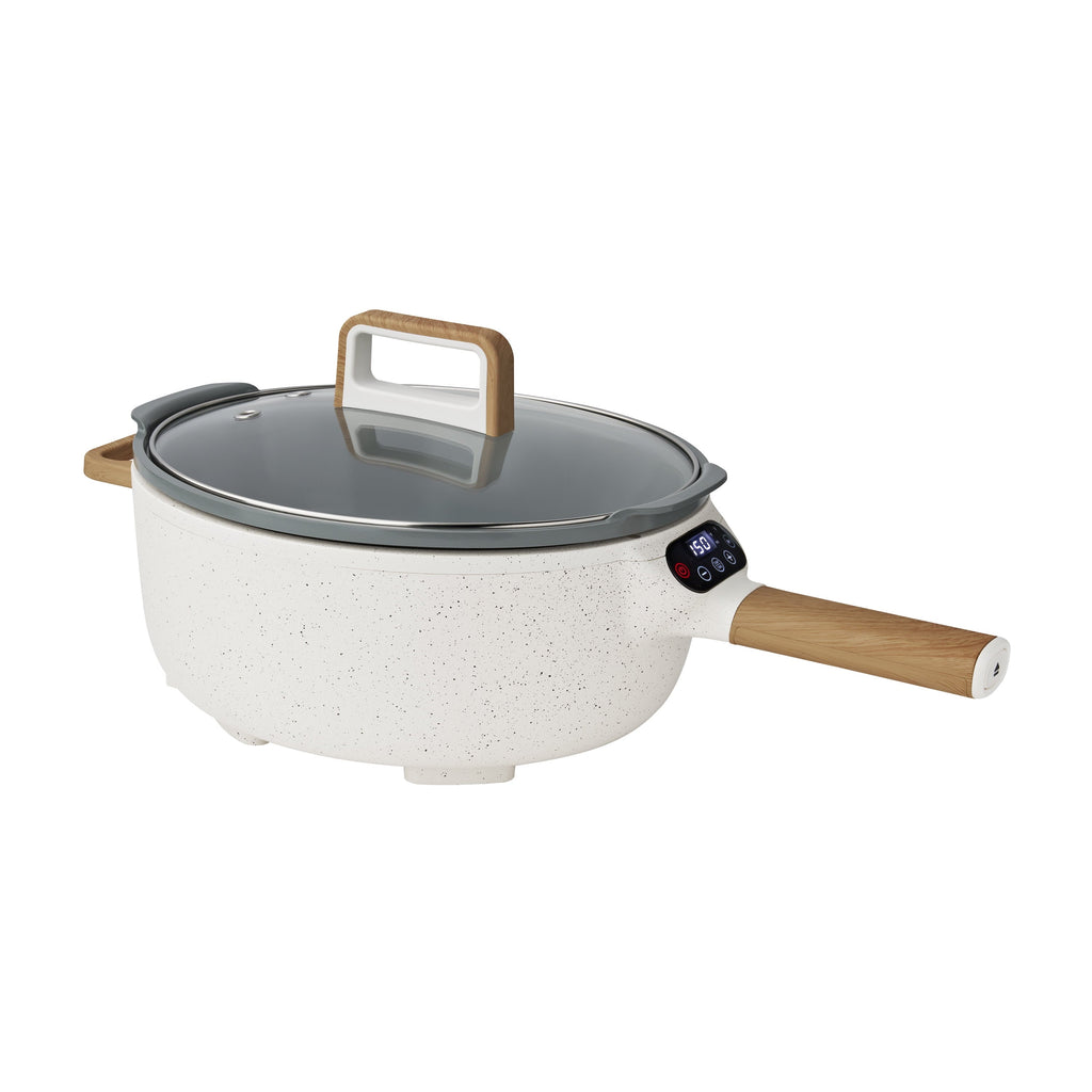 Brambelle Electric Skillet with Detachable Handle
