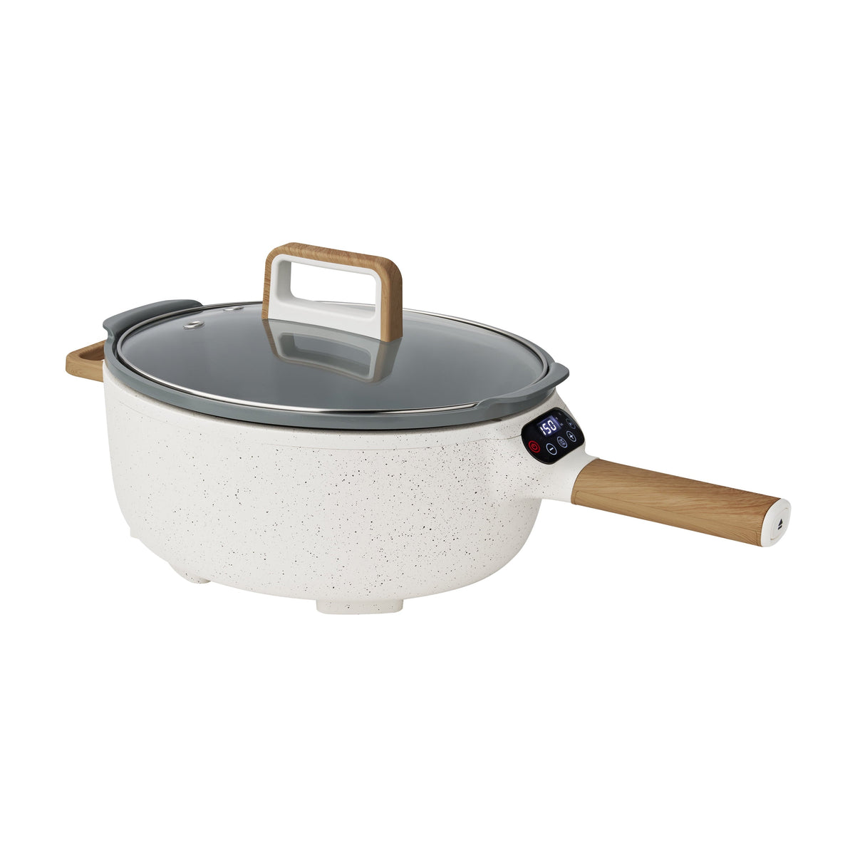 Brambelle Electric Skillet with Detachable Handle