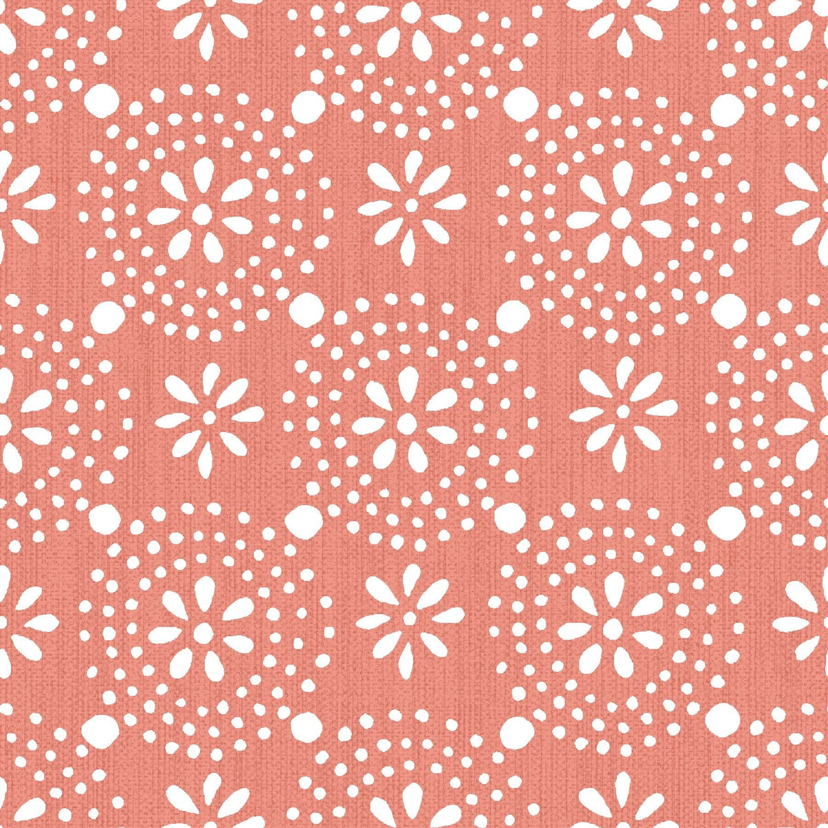 Brambelle Floral Geo Peel and Stick Vinyl Wallpaper Green