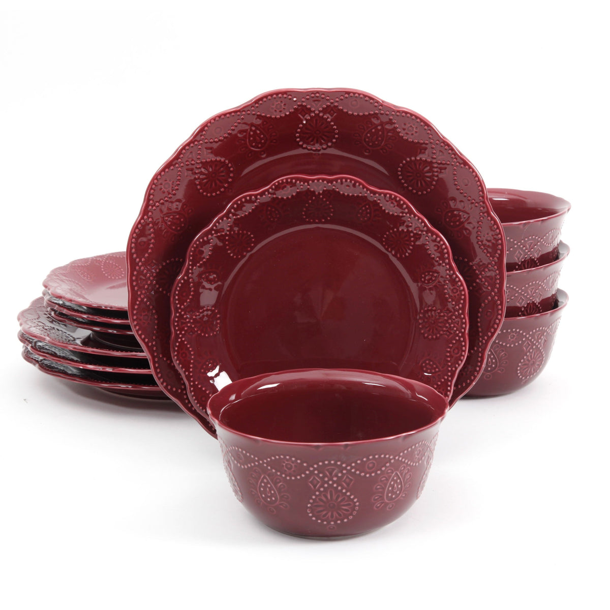 Dinnerware set in Plum