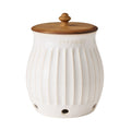 Brambelle Colette Stoneware Potato Keeper White