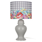Brambelle Sweet Romance Table Lamp Gray Finish with LED Bulb