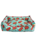 Brambelle Vintage Floral Pet Bed Small 20 x 17 Inch