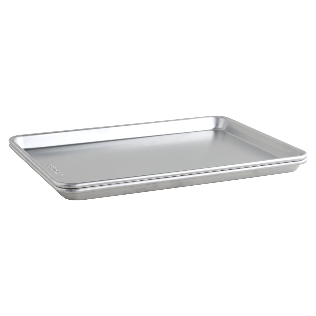 Half sheet pan set in silver view 6