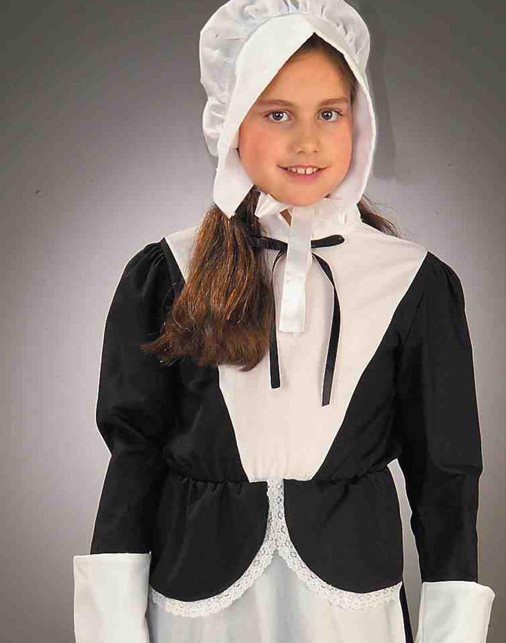 Girls colonial costume view 2