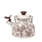 Tea kettle in brown view 15