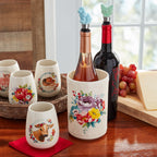 Stemless wine glass set view 2