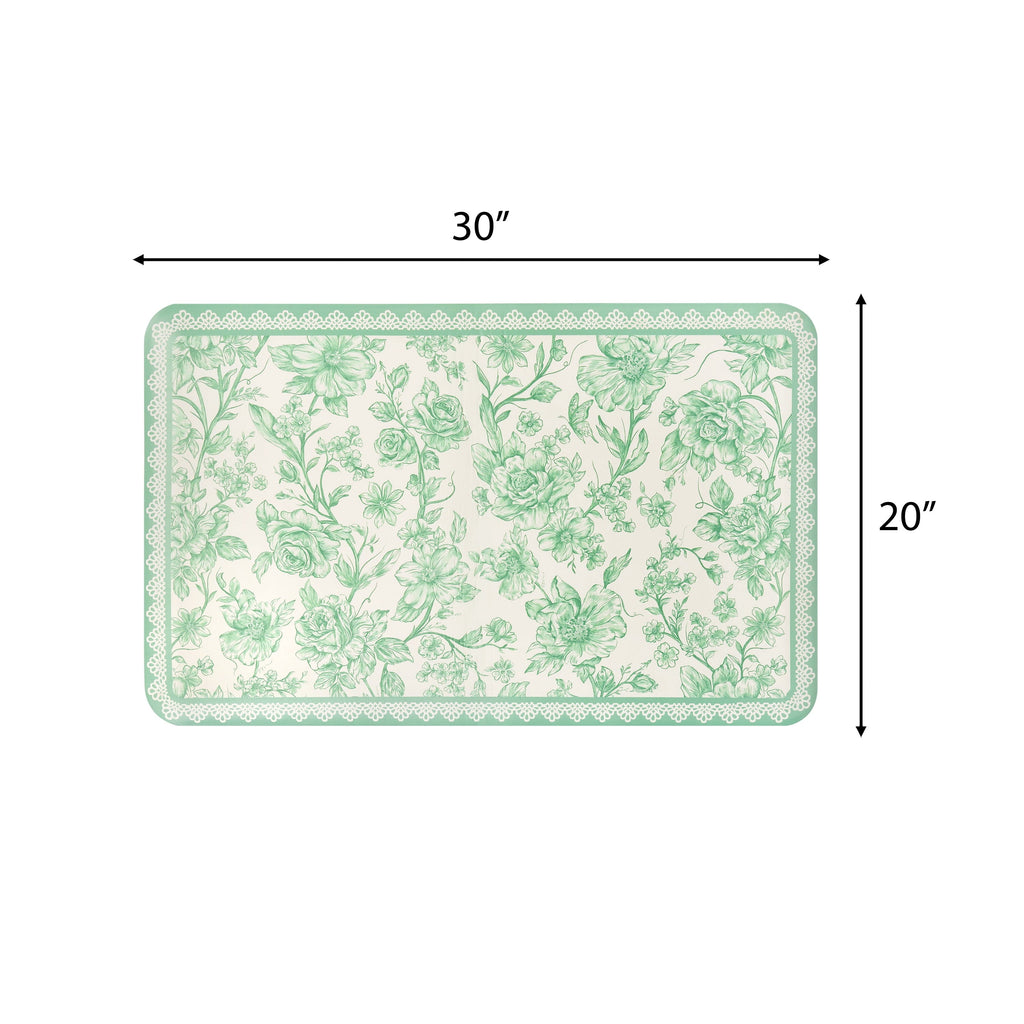 Kitchen mat in green view 6