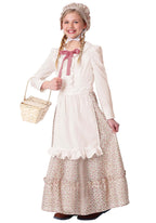 Girls prairie costume view 3