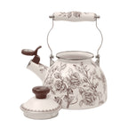 Tea kettle in brown view 10