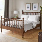 Spindle bed in homestead brown view 2