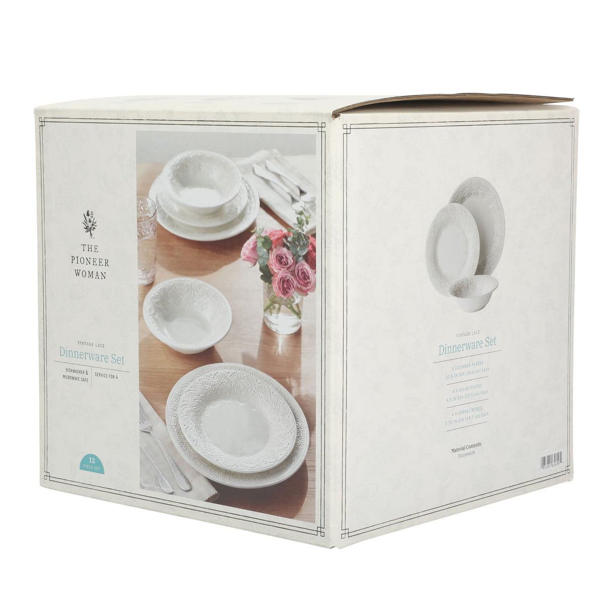 Dinnerware set in linen view 2