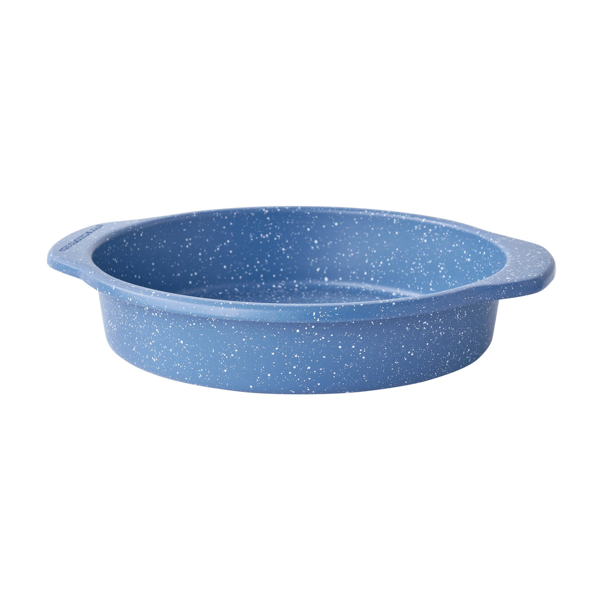 Bakeware set in blue speckle view 4