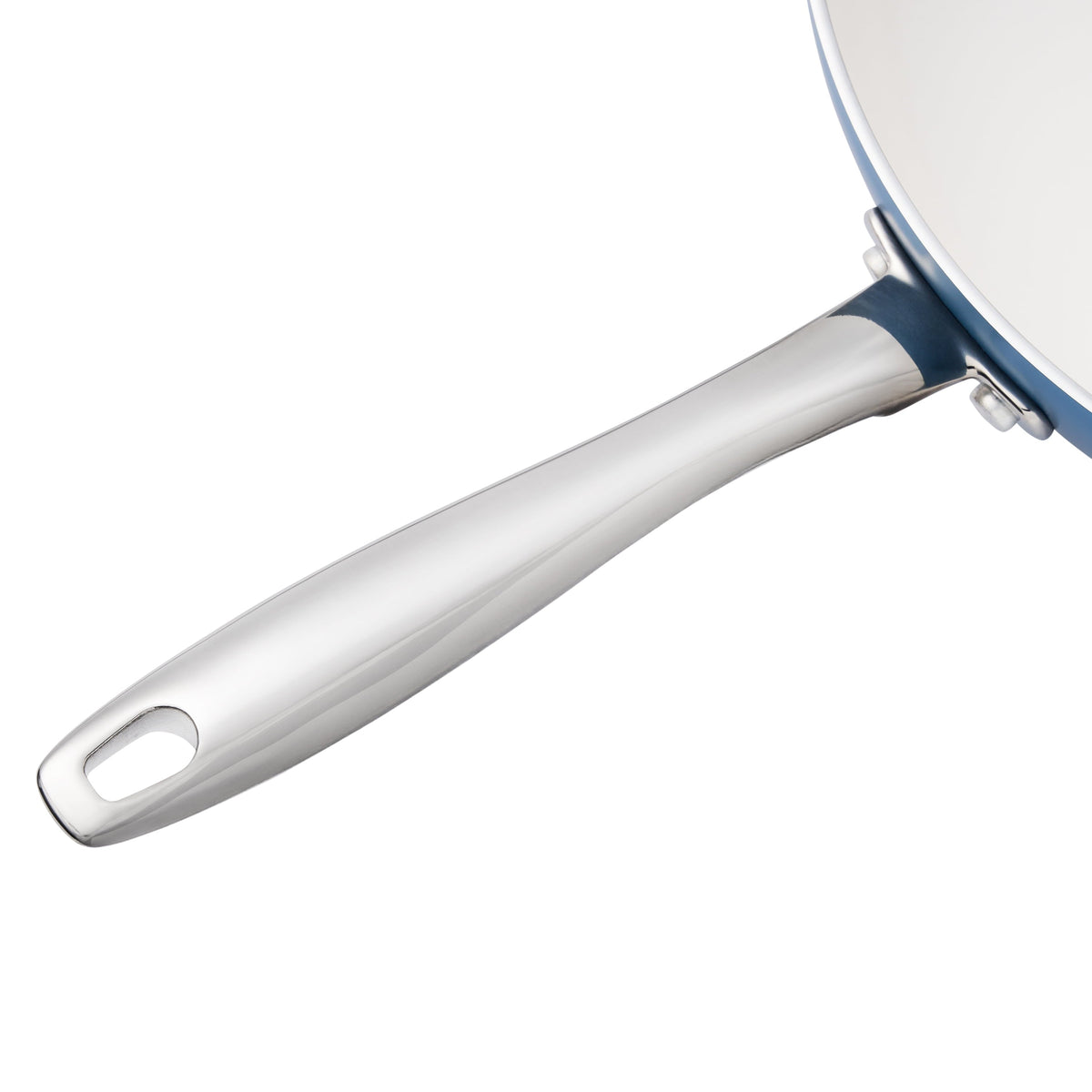 Fry pan in denim blue view 7