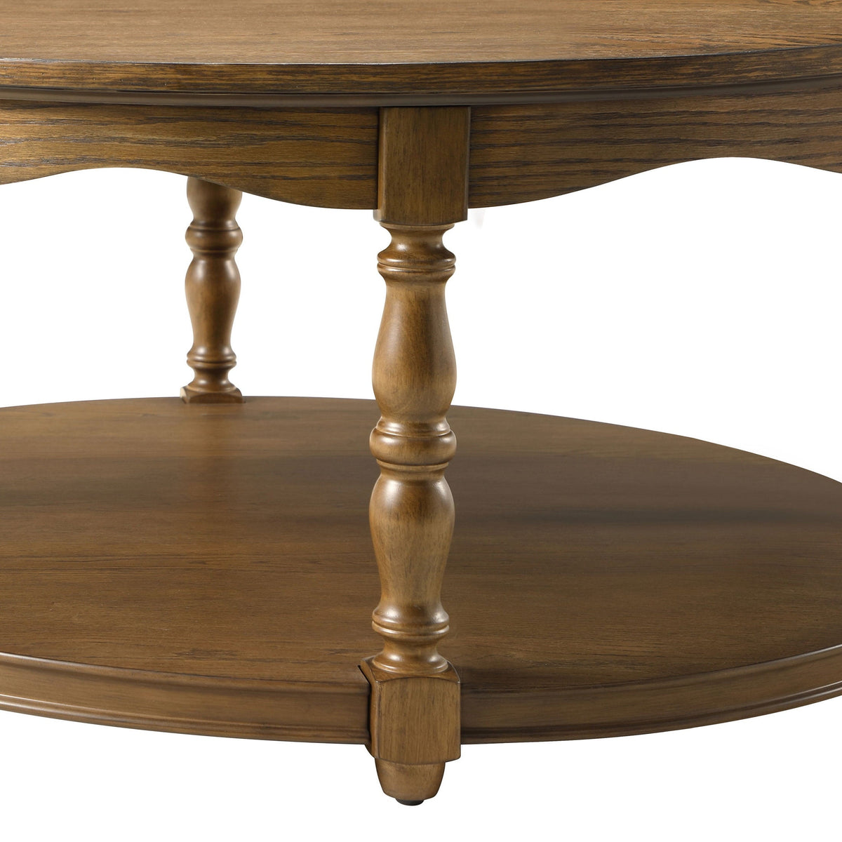Coffee table in heirloom brown view 5
