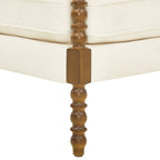 Accent chair in antique white view 8