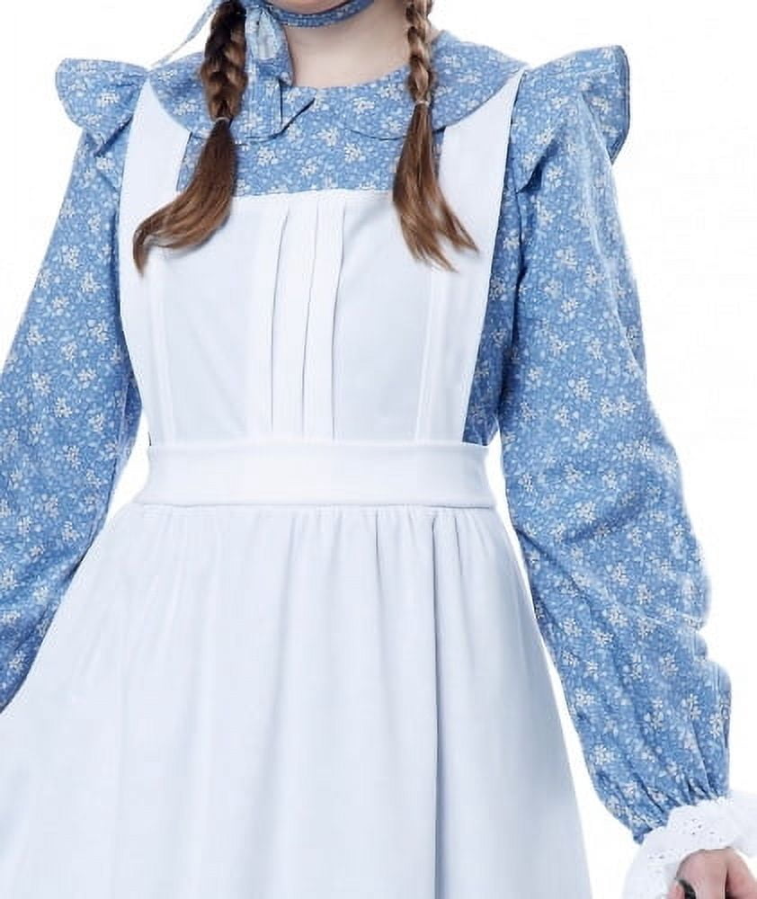 Girls pioneer costume in blue view 2
