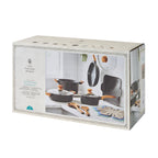 Cookware set in charcoal speckle view 16