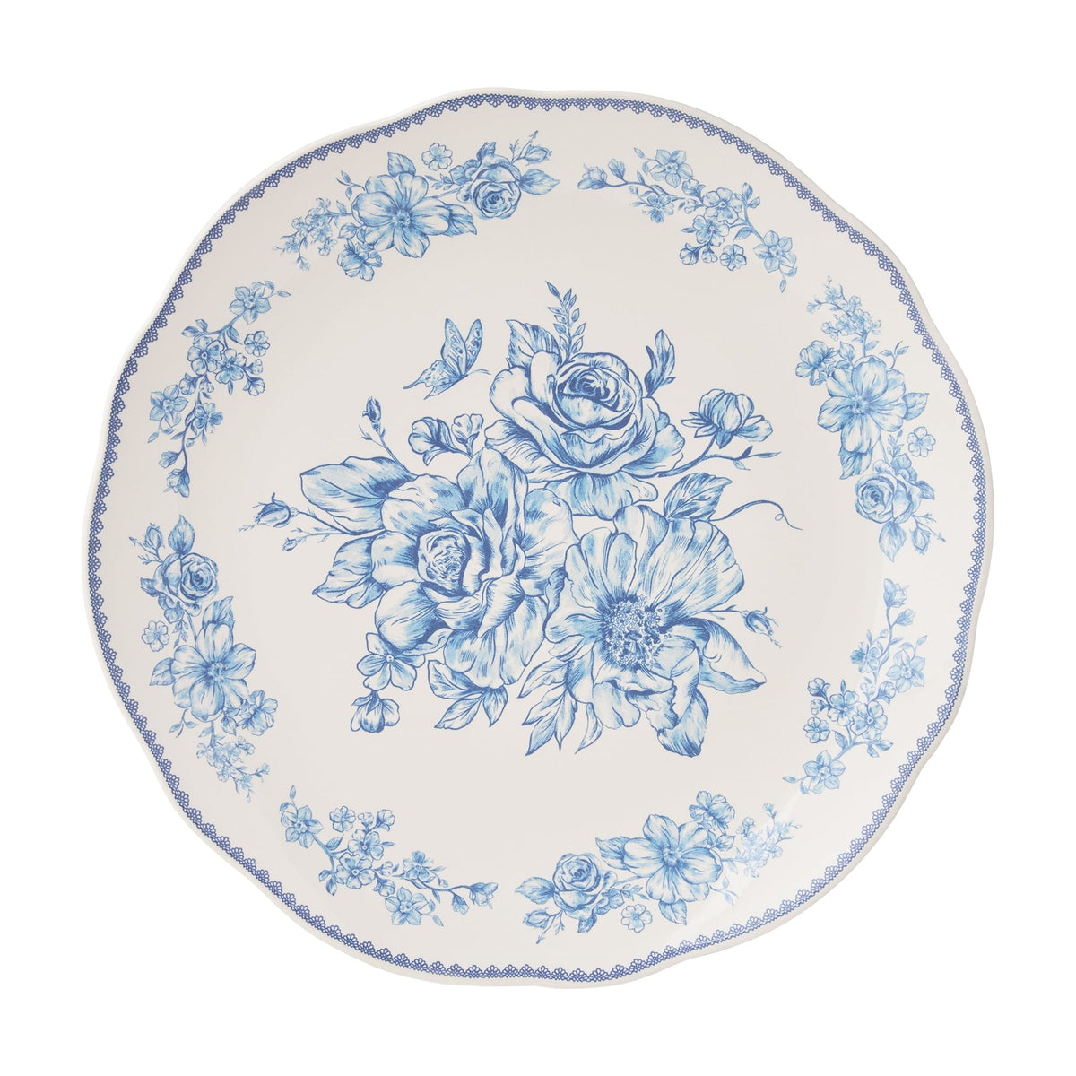 Dinnerware set in blue view 6
