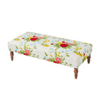 Ottoman in white view 2
